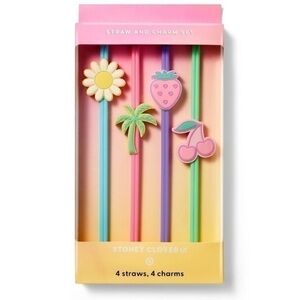Stoney Clovers LN Straw and Charm Set
